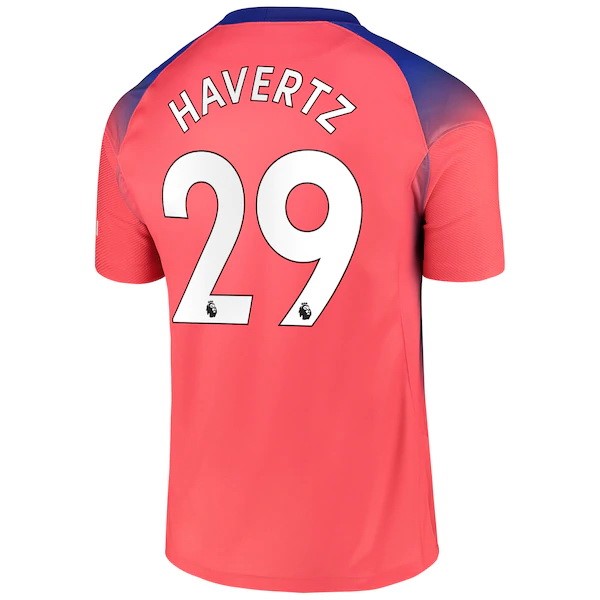 Camiseta Chelsea NO.29 Havertz Replica Tercera Ropa 2020/21 Naranja